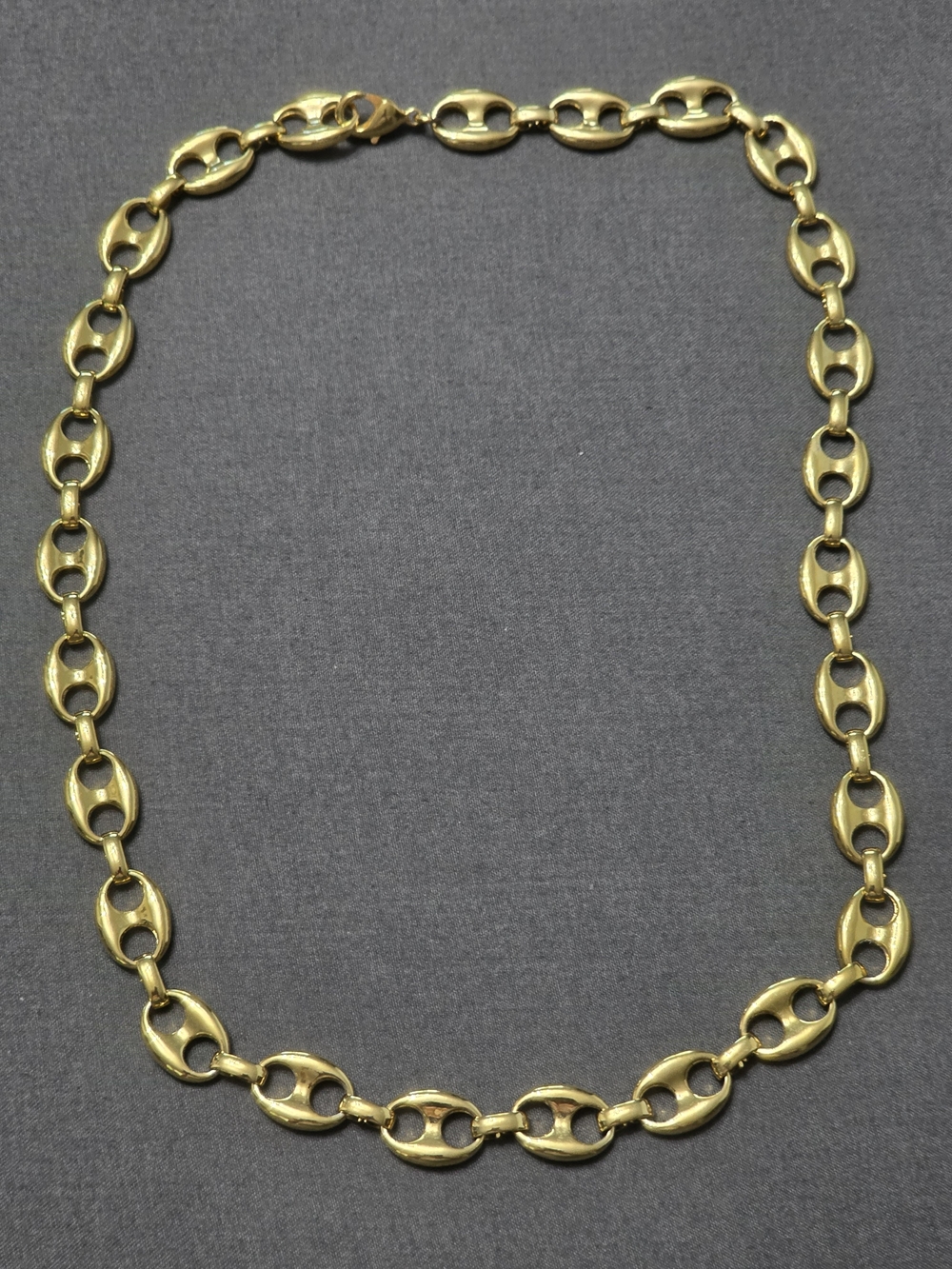 Estate -  Gold Tone - Designer Signed Fashion Necklace - Item 503